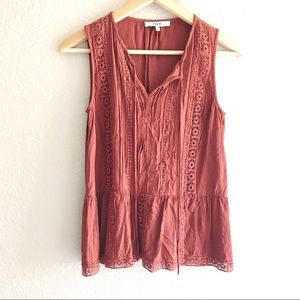Anthropologie Ro&De sleeveless bohemian top